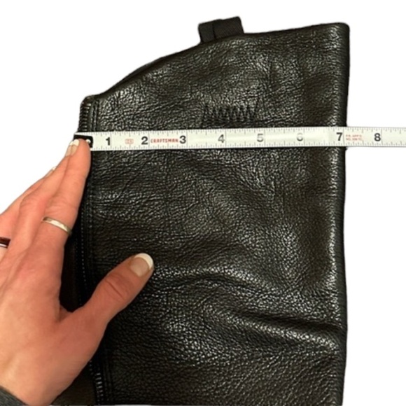 Franco Sarto Meyer Leather Riding Boots, Black, Full-back Zipper. NWOT - Picture 8 of 17